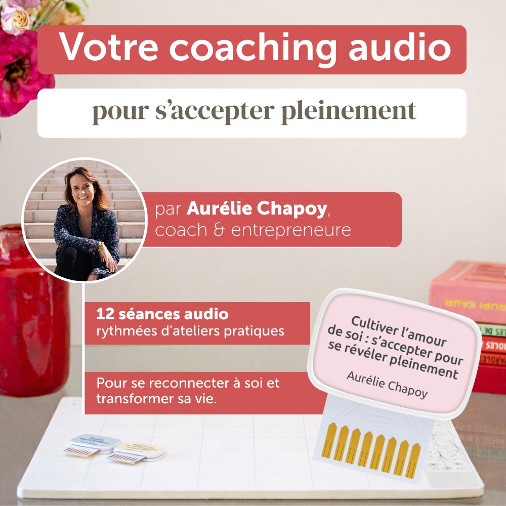 Carte de coaching "Cultiver l'amour de soi : s'accepter pour se révéler pleinement"