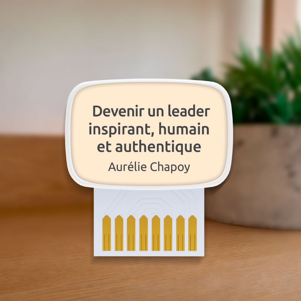 Carte de coaching "Devenir un leader inspirant, humain et authentique"