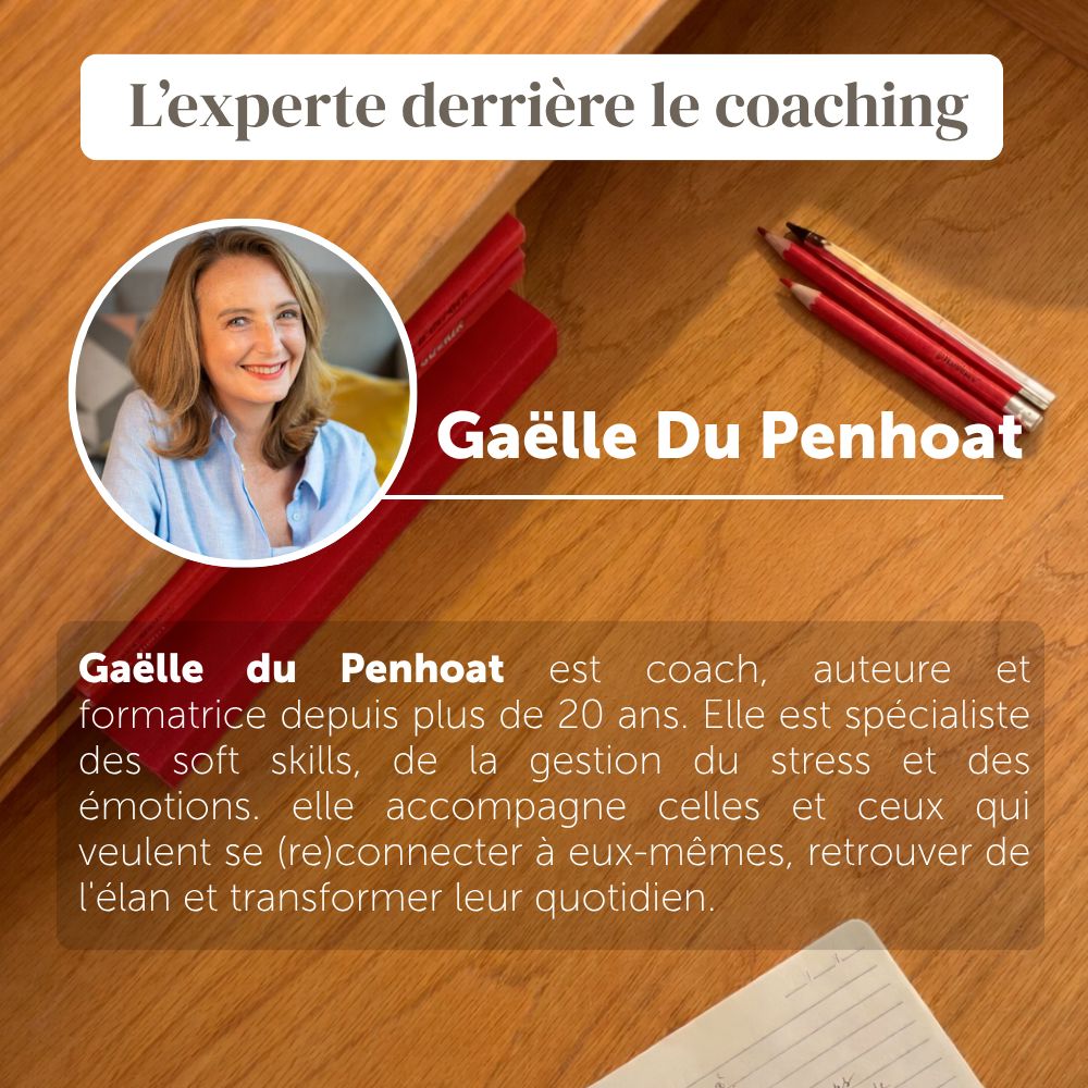 Carte de coaching "Se libérer du stress pour retrouver une sérénité durable"