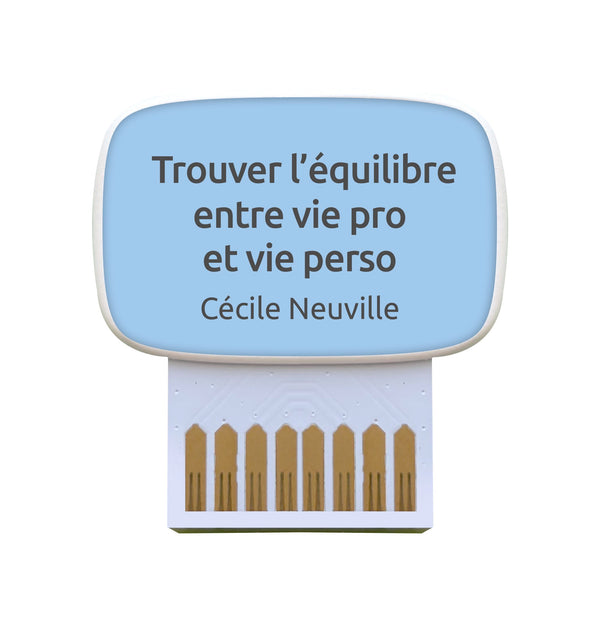 Carte de coaching "Trouver l'équilibre entre vie pro et vie perso"