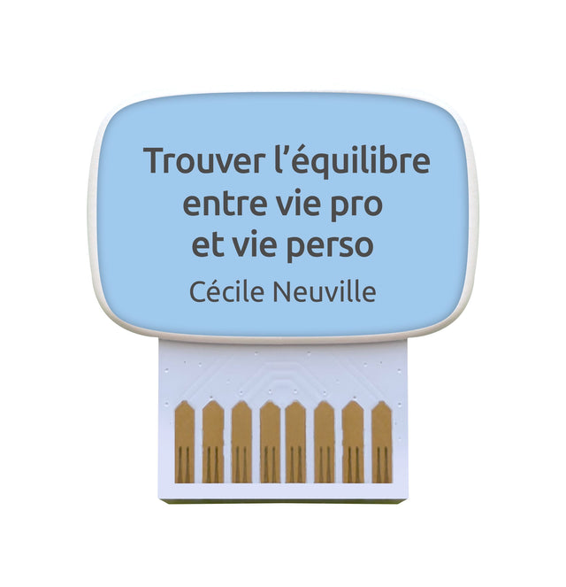 Carte de coaching "Trouver l'équilibre entre vie pro et vie perso"
