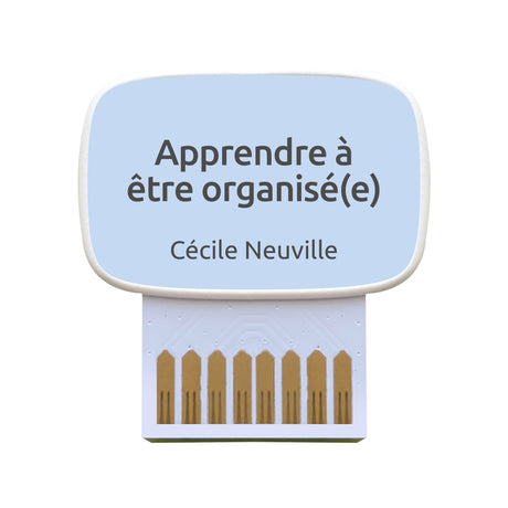 Carte de coaching "Apprendre à être organisé"