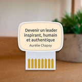 Carte de coaching "Devenir un leader inspirant, humain et authentique"