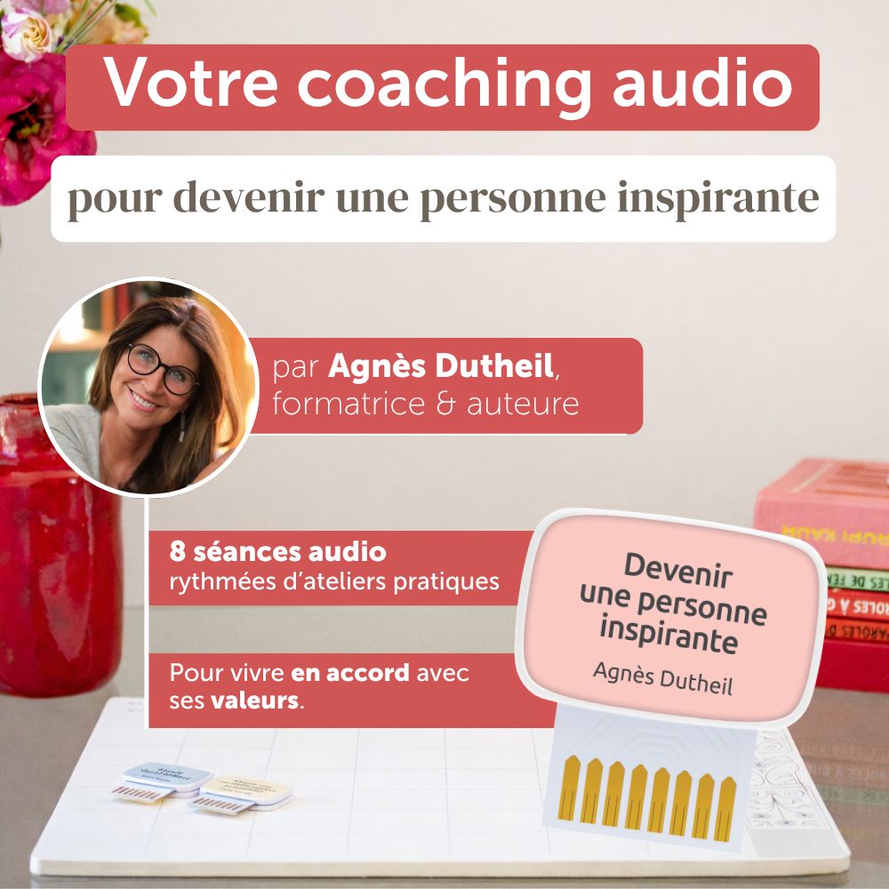Carte de coaching "Devenir une personne inspirante"