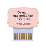 Carte de coaching "Devenir une personne inspirante"