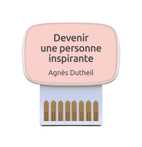 Carte de coaching "Devenir une personne inspirante"