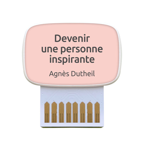 Carte de coaching "Devenir une personne inspirante"