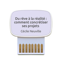 Carte de coaching "Du rêve à la réalité : comment concrétiser ses projets"