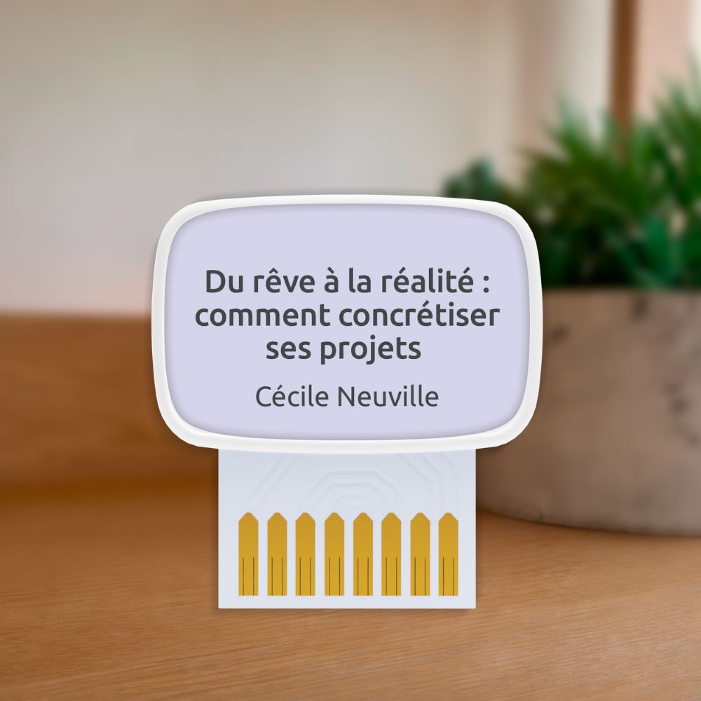 Carte de coaching "Du rêve à la réalité : comment concrétiser ses projets"