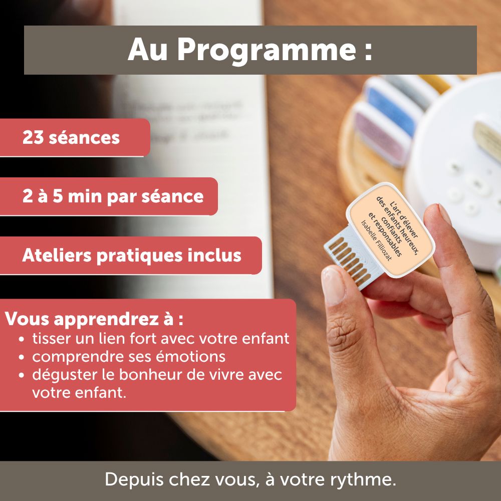Carte de coaching "L'art d'élever des enfants heureux, confiants et responsables"