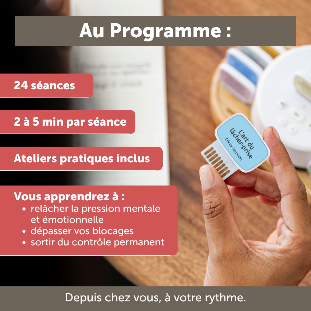 Carte de coaching "L'art du lâcher-prise"