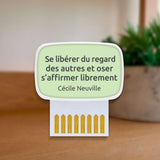 Carte de coaching "Se libérer du regard des autres et oser s'affirmer librement"