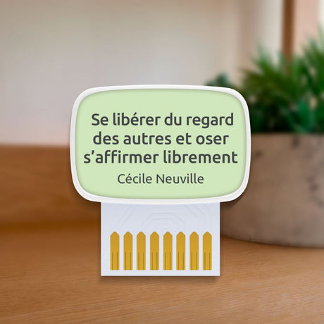 Carte de coaching "Se libérer du regard des autres et oser s'affirmer librement"