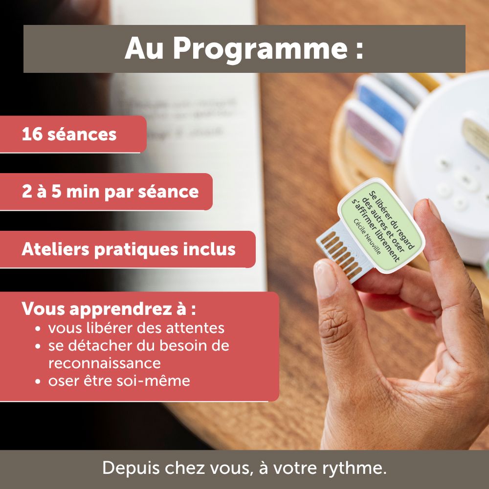 Carte de coaching "Se libérer du regard des autres et oser s'affirmer librement"