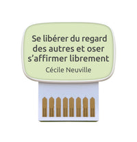 Carte de coaching "Se libérer du regard des autres et oser s'affirmer librement"