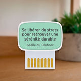 Carte de coaching "Se libérer du stress pour retrouver une sérénité durable"