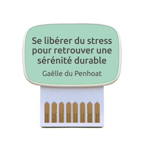 Carte de coaching "Se libérer du stress pour retrouver une sérénité durable"