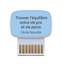 Carte de coaching "Trouver l'équilibre entre vie pro et vie perso"