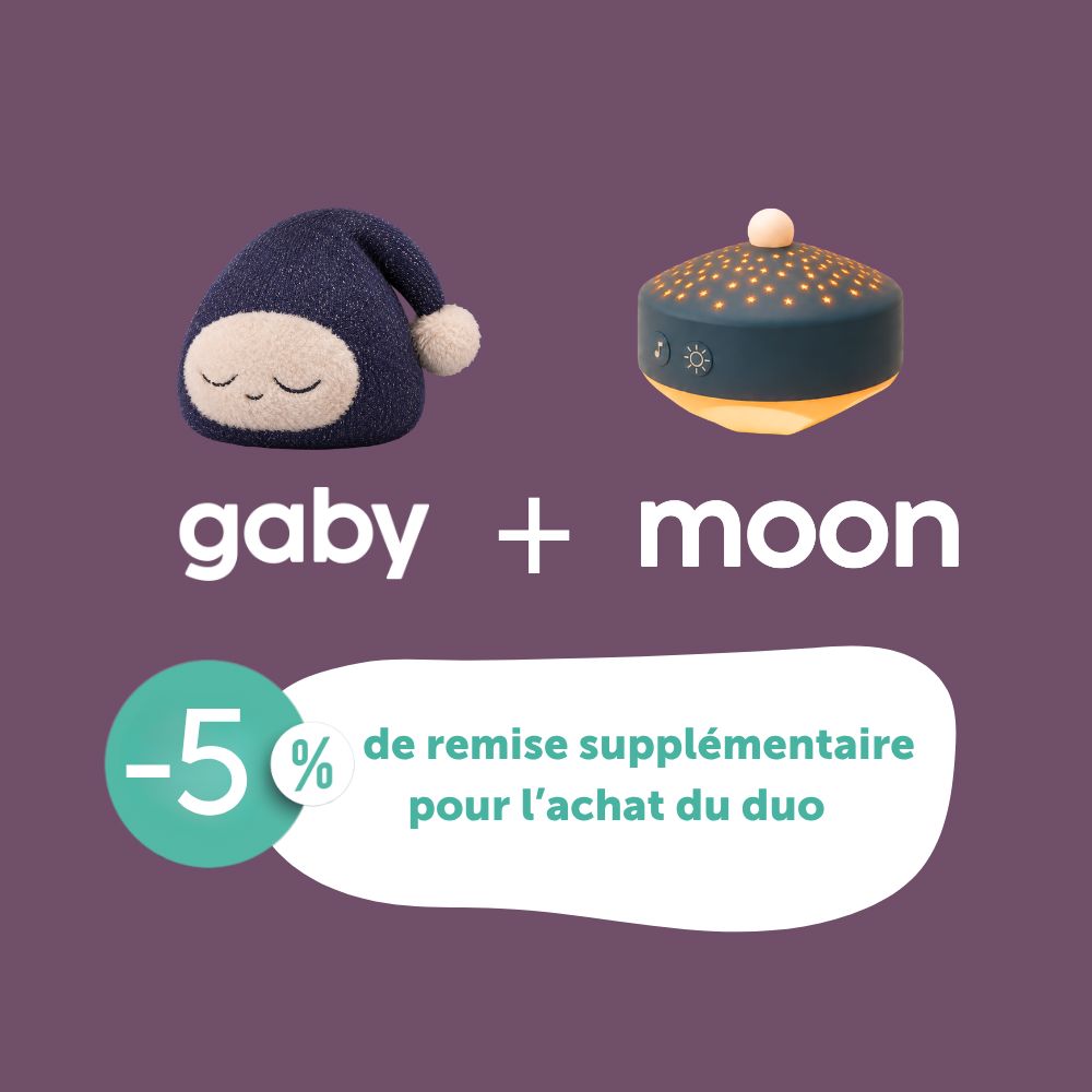 5% de remise pour l'achat de Gaby+Moon