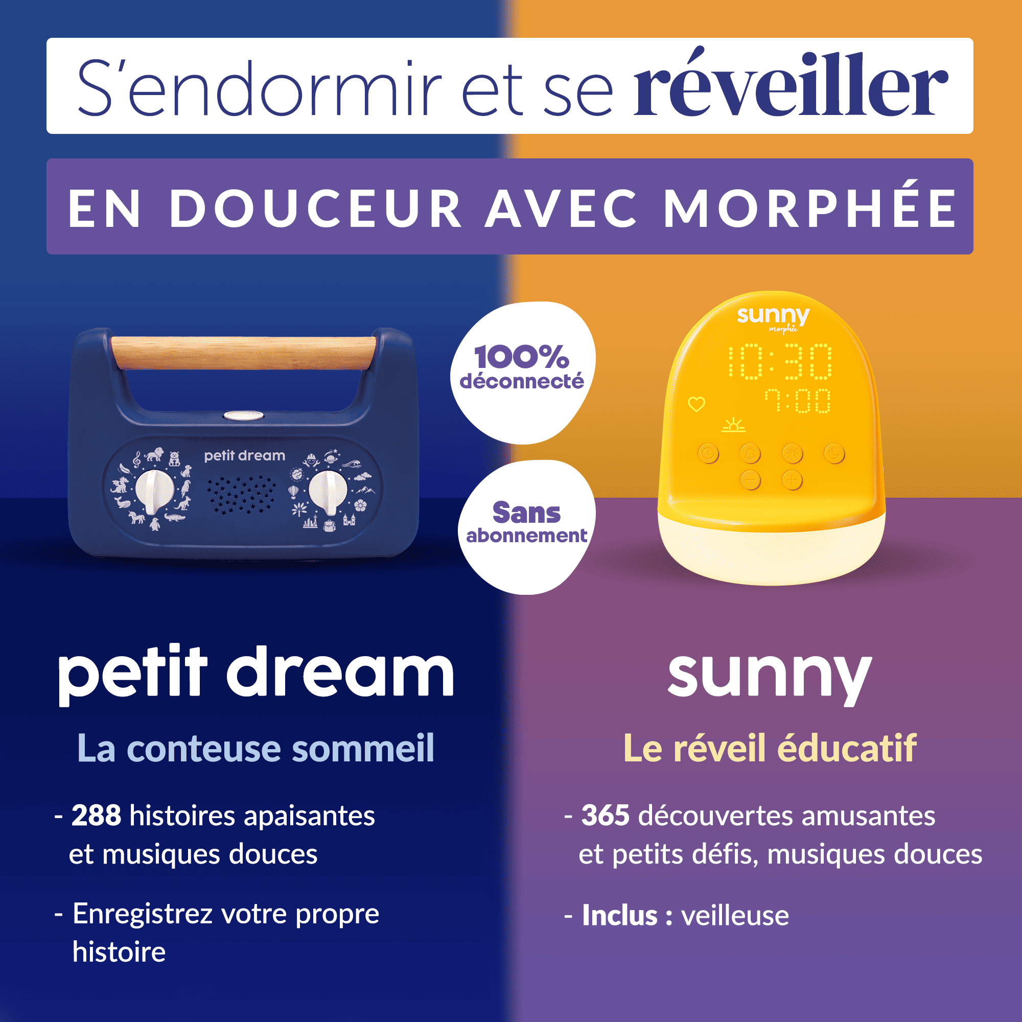 Pack nuit enfant Sunny X Petit Dream