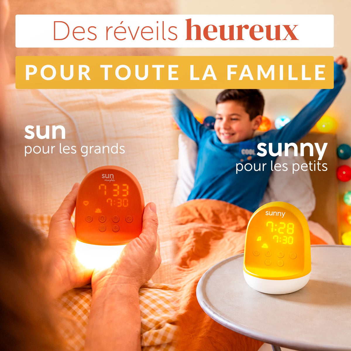 Des réveils heureux pour toute la famille